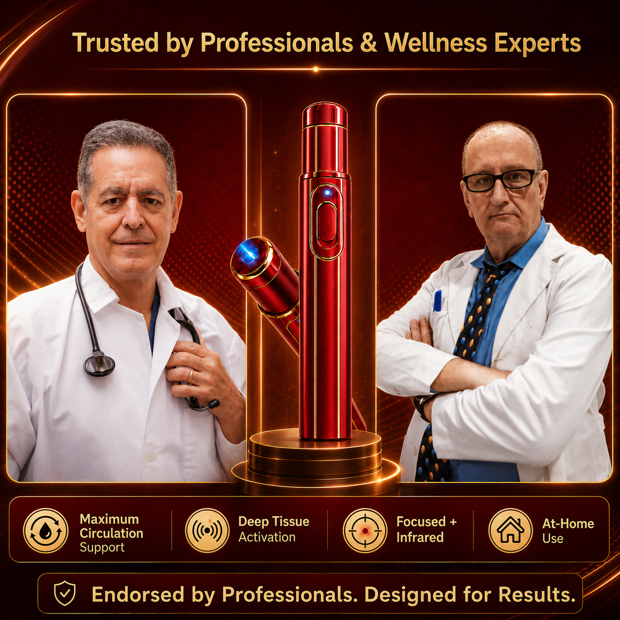 Advanced Acoustic Shockwave Therapy restores penile tissue health to enhance rise rigidity⬆️, stamina, and male performance confidence, relieving muscle pain, joint stiffness, tendon discomfort