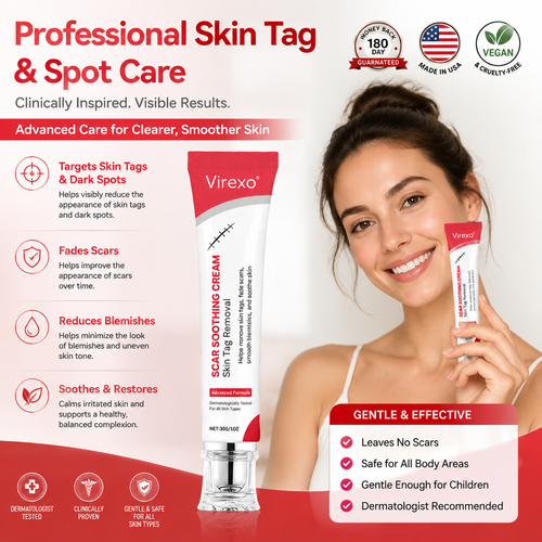 Virexo Scar Soothing Cream – Effective Skin Tag